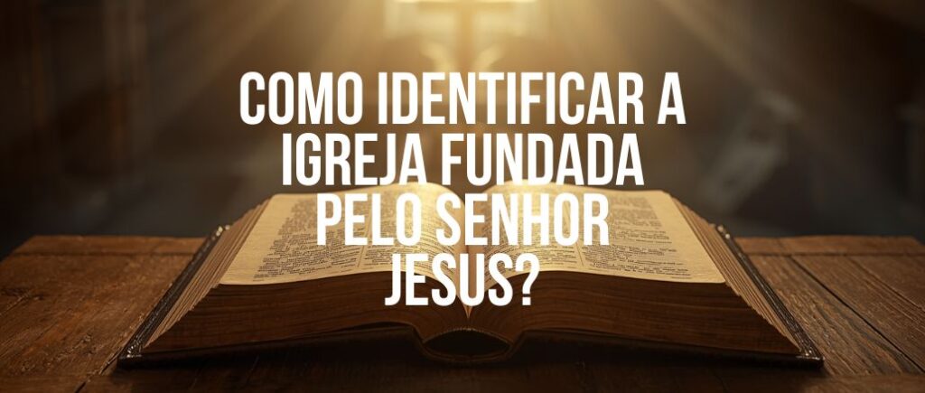 Como Identificar A Igreja Fundada Pelo Senhor Jesus?