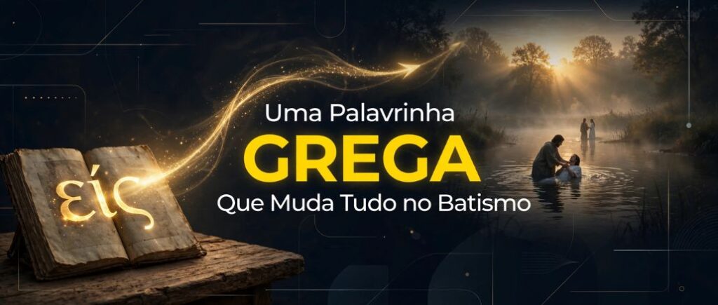 Uma Palavrinha Grega Que Muda Tudo no Batismo